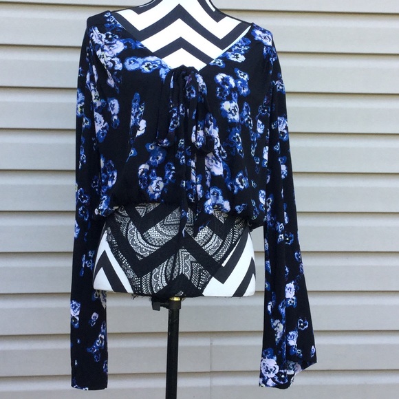 NWT Free People Forties Feels Printed Bodysuit - Picture 3 of 6